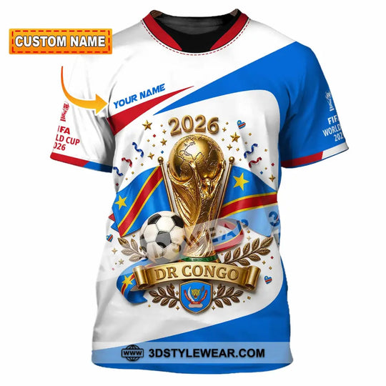 Unisex Shirt - Custom Dr Congo World Cup 2026 Shirt style option 1