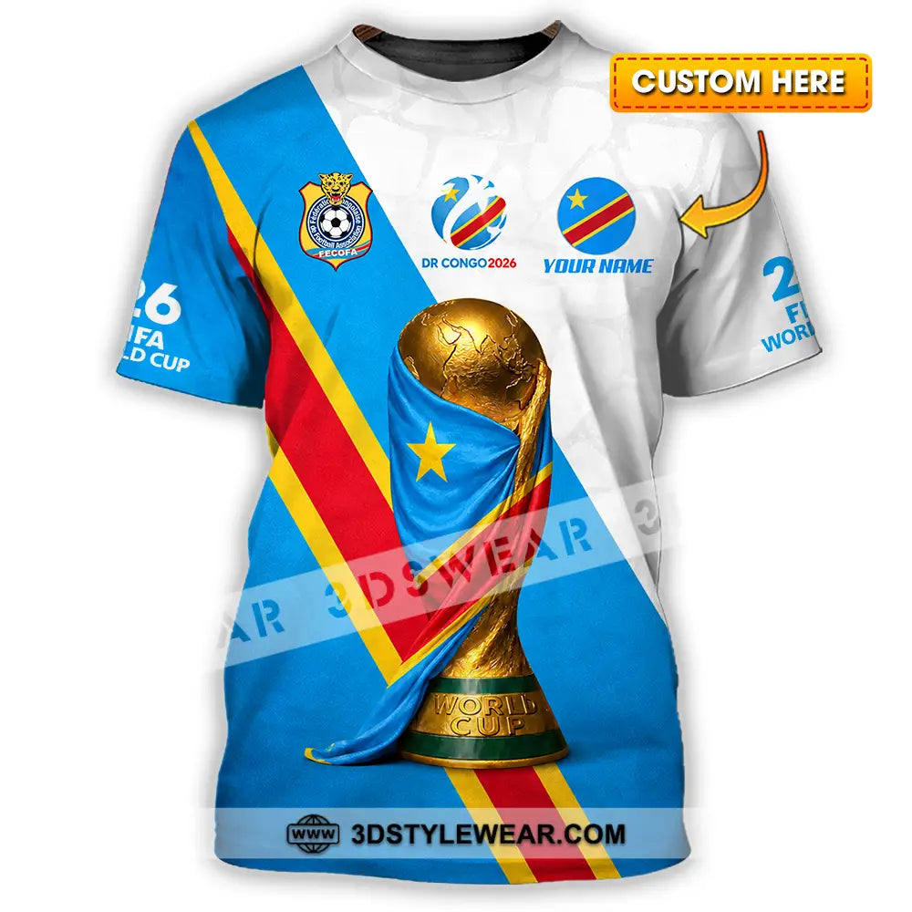 Unisex Shirt - Custom Dr Congo World Cup 2026 Shirt - T-shirt