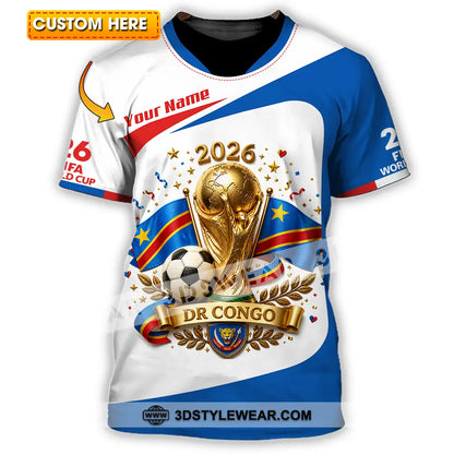 Unisex Shirt - Custom Dr Congo World Cup 2026 Shirt - T-shirt