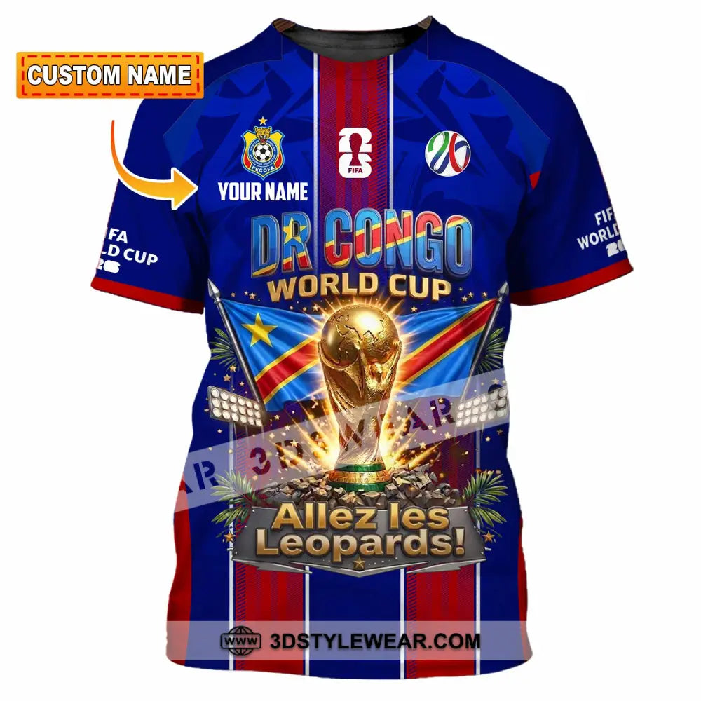 Unisex Shirt - Custom Dr Congo World Cup 2026 Shirt - T-shirt