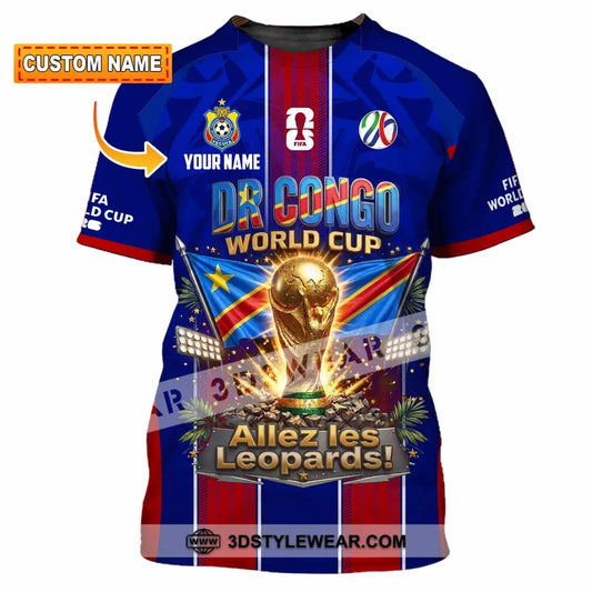 Unisex Shirt - Custom Dr Congo World Cup 2026 Shirt - T-shirt