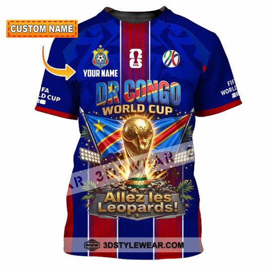 Unisex Shirt - Custom Dr Congo World Cup 2026 Shirt style option 1