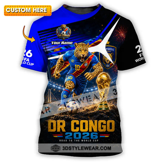 Unisex Shirt - Custom Dr Congo World Cup 2026 Shirt - T-shirt
