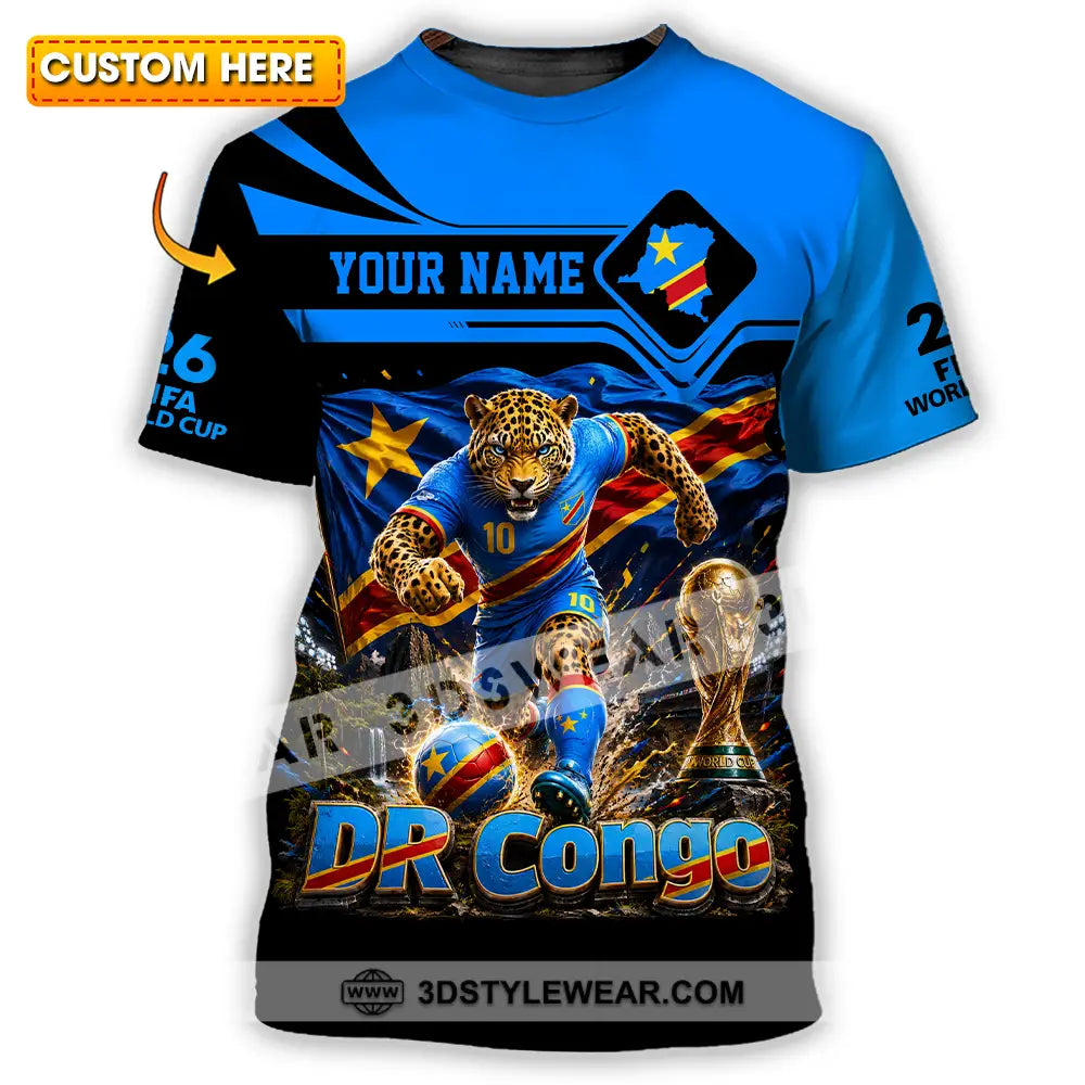 Unisex Shirt - Custom Dr Congo World Cup 2026 Shirt - T-shirt