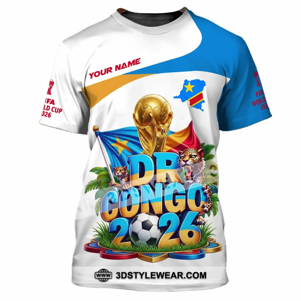 Unisex Shirt - Custom Dr Congo World Cup 2026 Shirt - T-Shirt / S - T-shirt