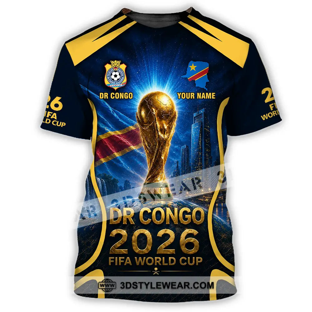 Unisex Shirt - Custom Dr Congo World Cup 2026 Shirt - T-Shirt / S - T-shirt
