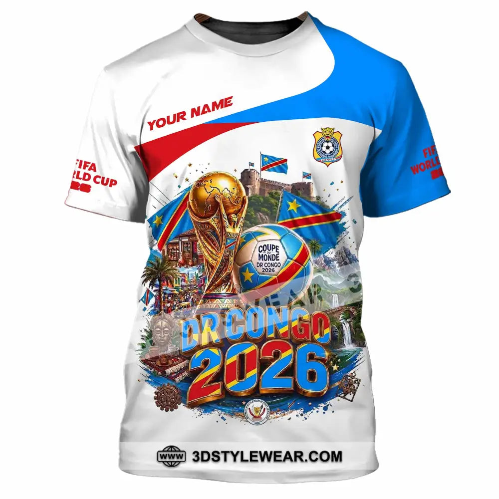 Unisex Shirt - Custom Dr Congo World Cup 2026 Shirt - T-Shirt / S - T-shirt