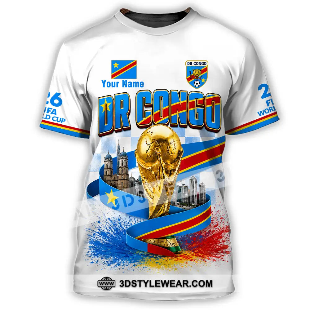 Unisex Shirt - Custom Dr Congo World Cup 2026 Shirt - T-Shirt / S - T-shirt