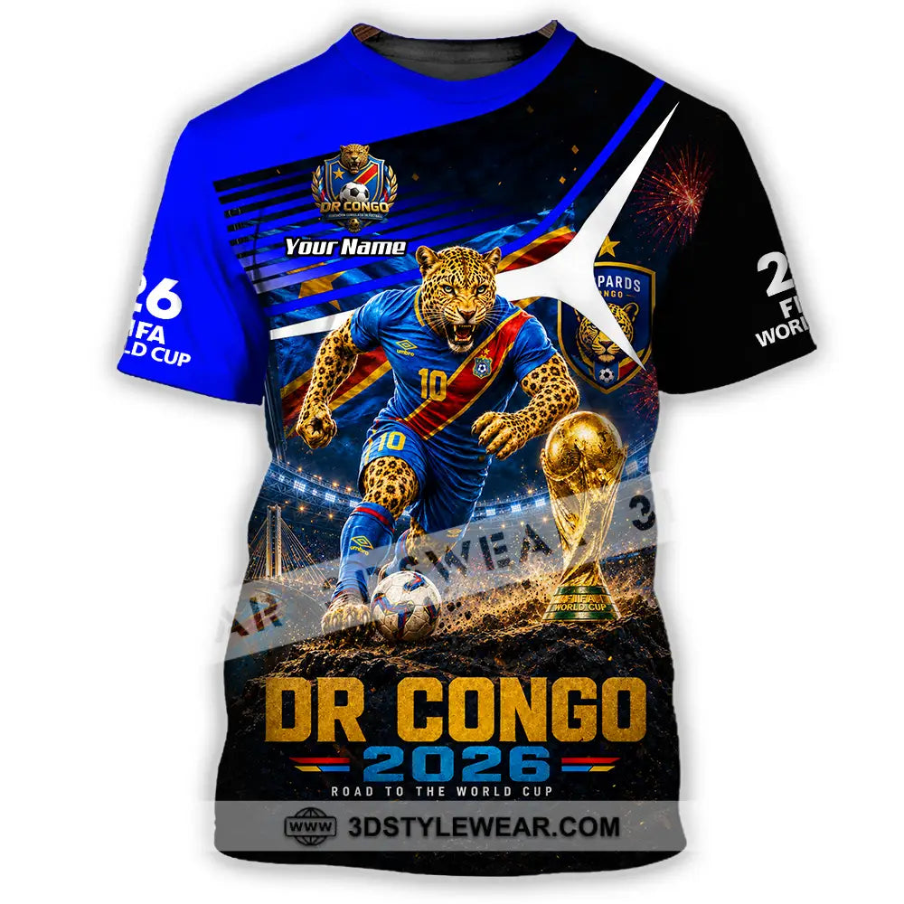 Unisex Shirt - Custom Dr Congo World Cup 2026 Shirt - T-Shirt / S - T-shirt