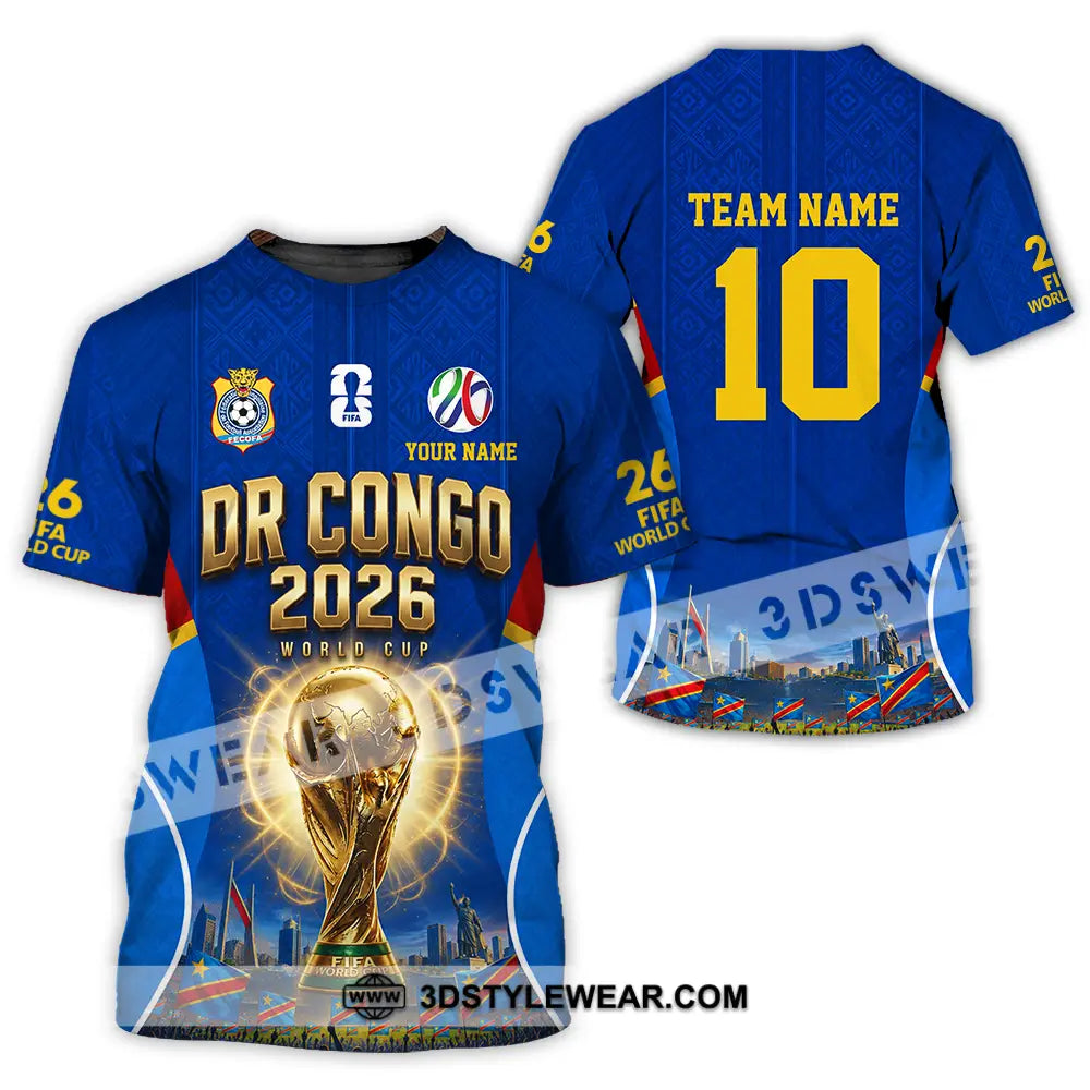 Unisex Shirt - Custom Dr Congo World Cup 2026 Shirt - T-Shirt / S - T-shirt