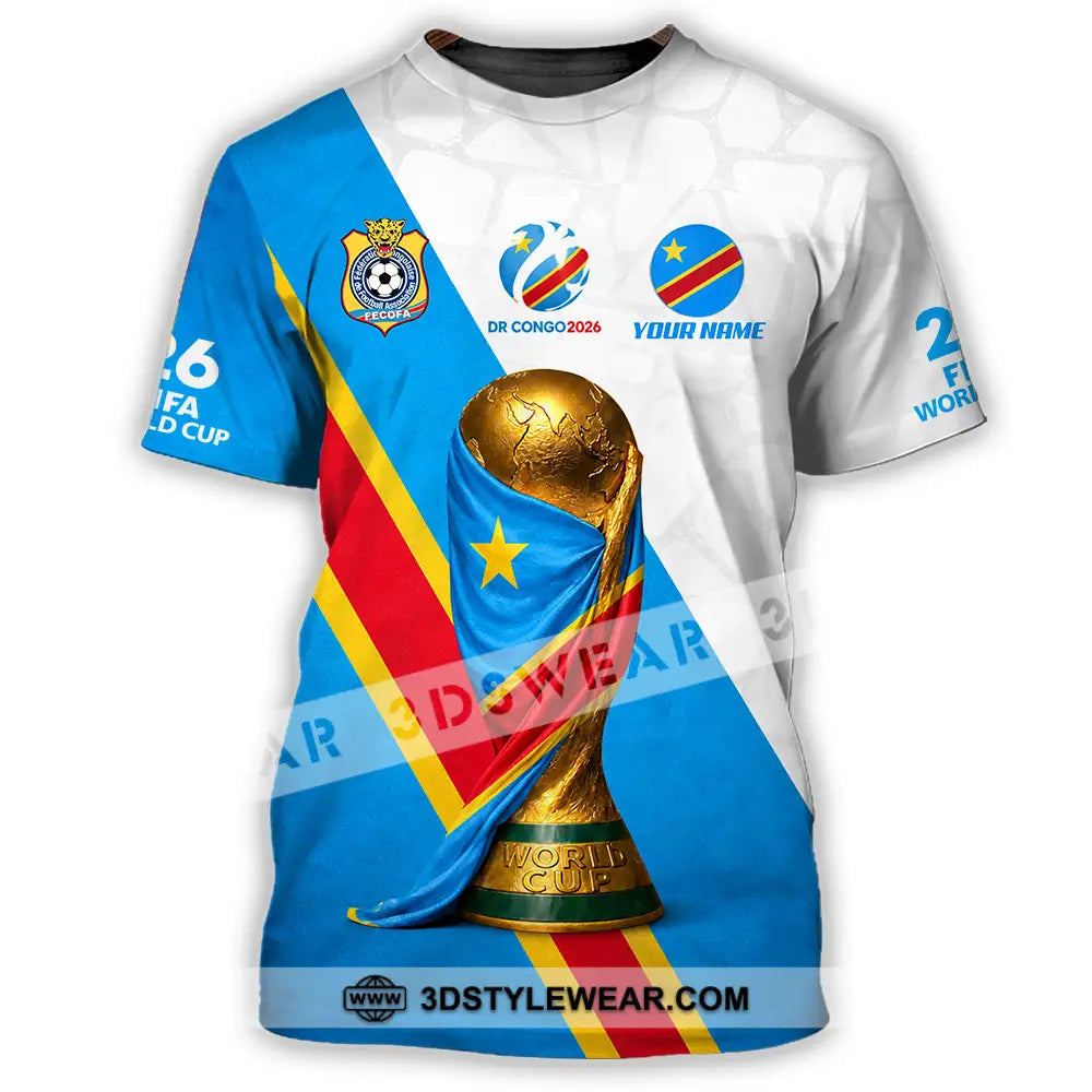 Unisex Shirt - Custom Dr Congo World Cup 2026 Shirt - T-Shirt / S - T-shirt