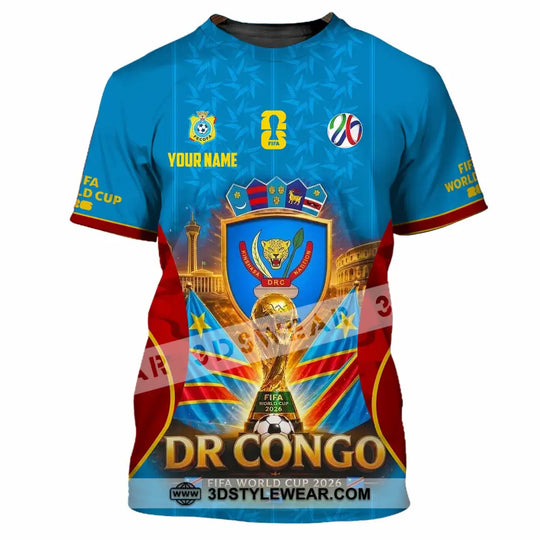 Unisex Shirt - Custom Dr Congo World Cup 2026 Shirt style option 4