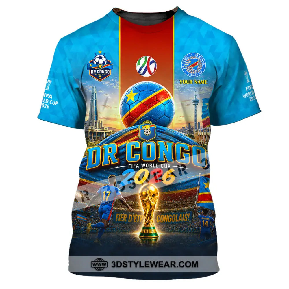 Unisex Shirt - Custom Dr Congo World Cup 2026 Shirt - T-Shirt / S - T-shirt