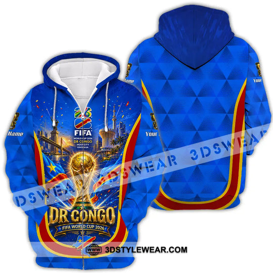 Unisex Shirt - Custom Dr Congo World Cup 2026 Shirt style option 4