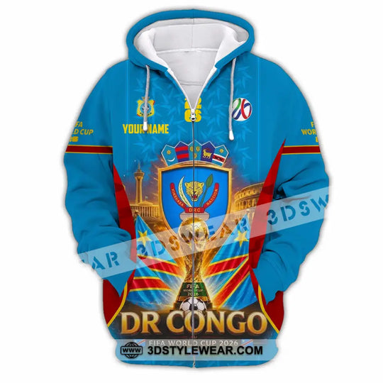 Unisex Shirt - Custom Dr Congo World Cup 2026 Shirt style option 3