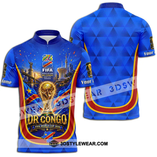 Unisex Shirt - Custom Dr Congo World Cup 2026 Shirt style option 2