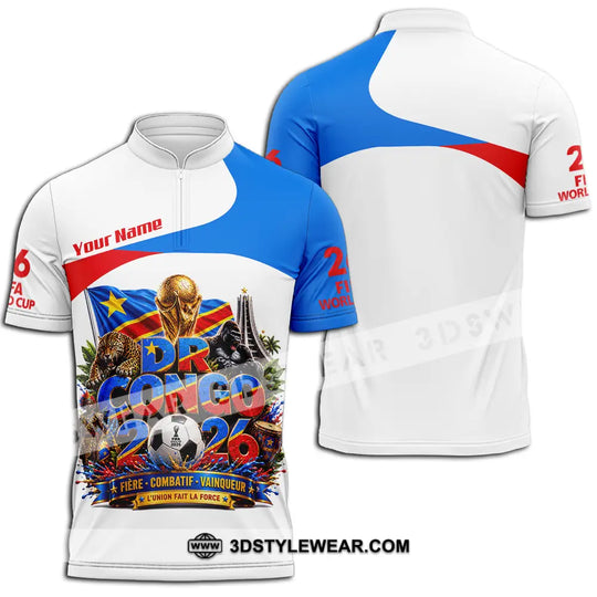 Unisex Shirt - Custom Dr Congo World Cup 2026 Shirt style option 2