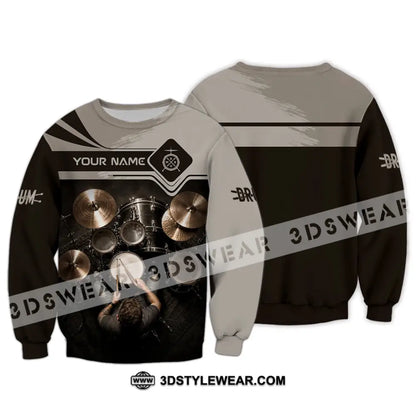 Unisex Shirt - Custom Drum Shirt - Long Sleeve / S - T-shirt