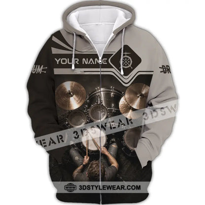 Unisex Shirt - Custom Drum Shirt - Zipper Hoodie / S - T-shirt
