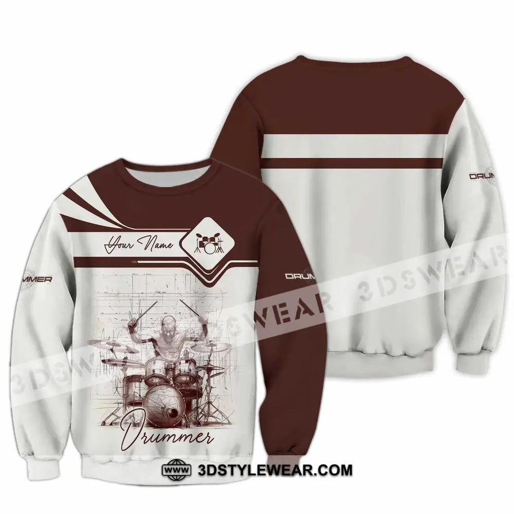 Unisex Shirt - Custom Drummer Shirt - Long Sleeve / S - T-shirt