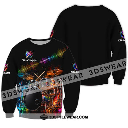 Unisex Shirt - Custom Drummer Shirt - Long Sleeve / S - T-shirt