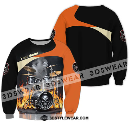 Unisex Shirt - Custom Drummer Shirt - Long Sleeve / S - T-shirt