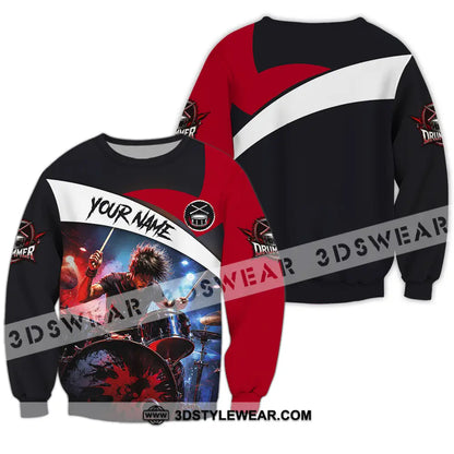 Unisex Shirt - Custom Drummer Shirt - Long Sleeve / S - T-shirt