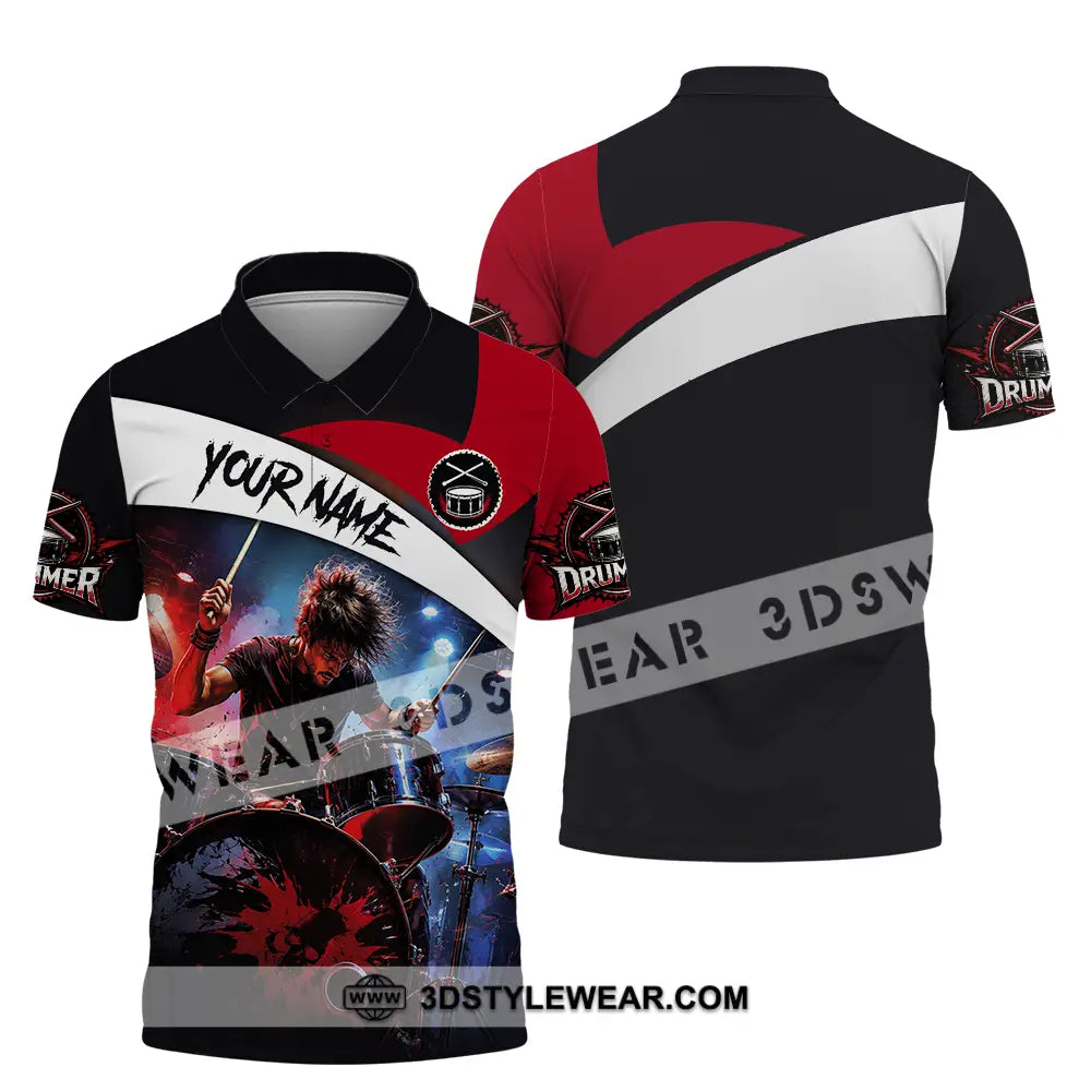 Unisex Shirt - Custom Drummer Shirt - Polo Shirt / S - T-shirt