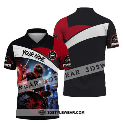 Unisex Shirt - Custom Drummer Shirt - Polo Shirt / S - T-shirt
