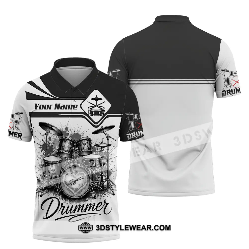 Unisex Shirt - Custom Drummer Shirt - Polo Shirt / S - T-shirt