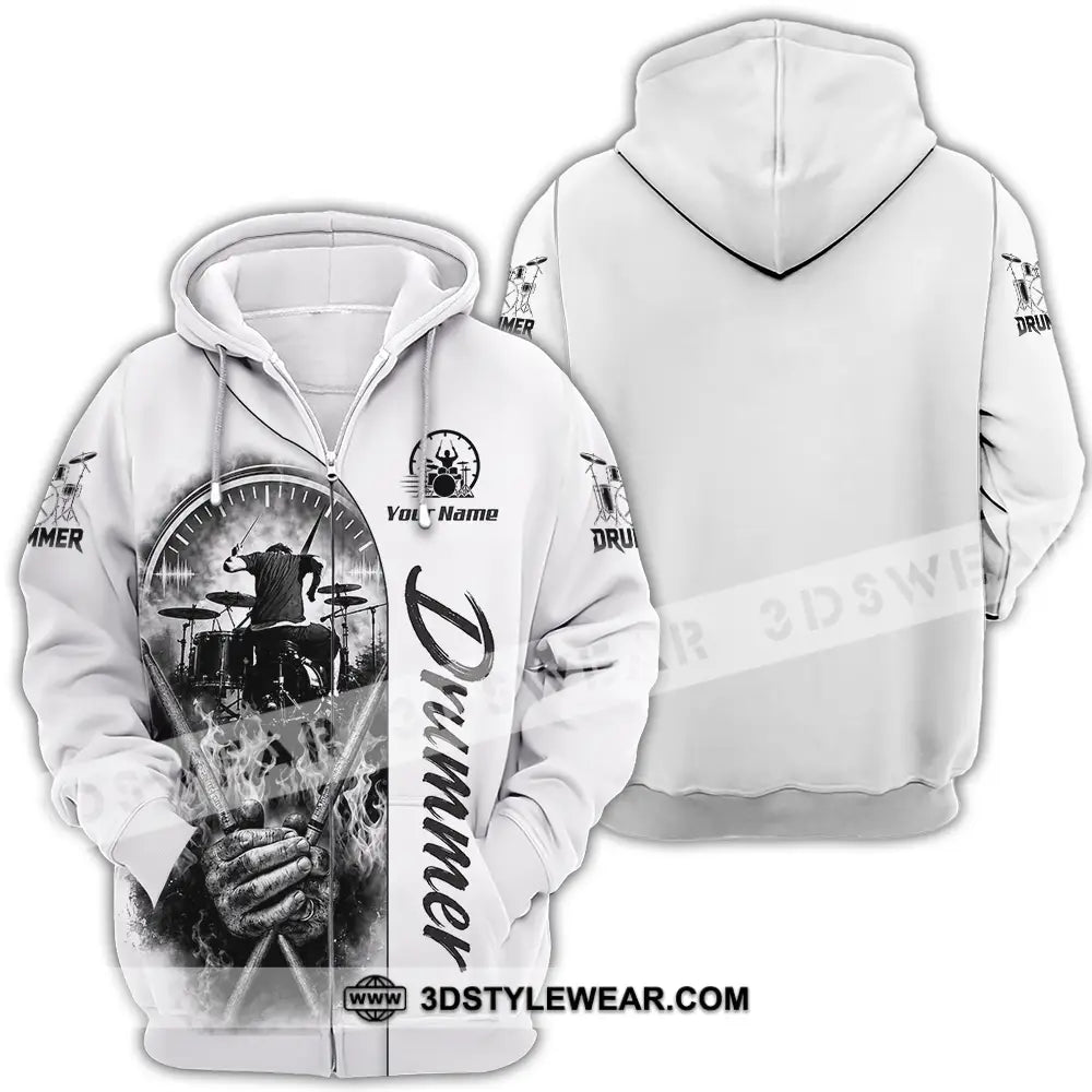 Unisex Shirt - Custom Drummer Shirt - Zipper Hoodie / S - T-shirt