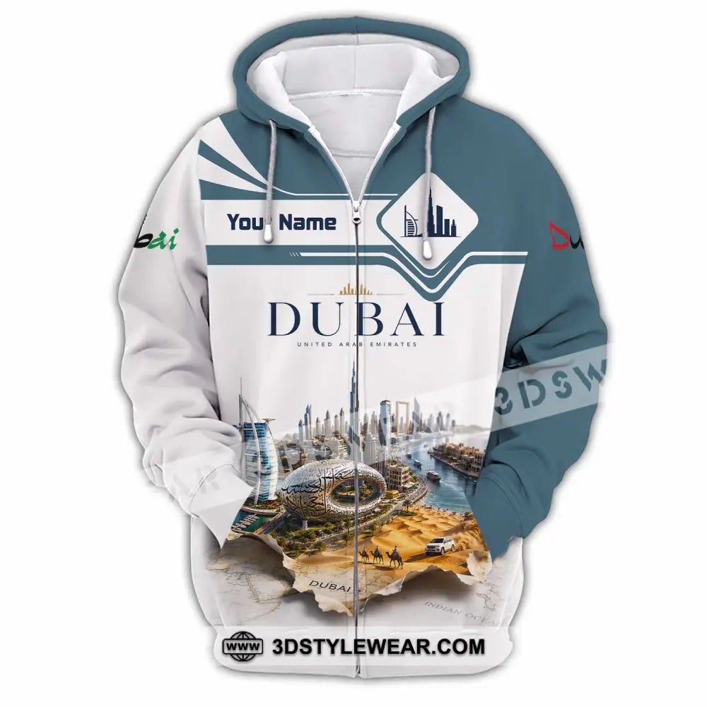 Unisex Shirt - Custom Dubai Shirt - Zipper Hoodie / S - T-shirt