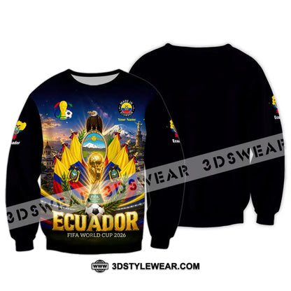 Unisex Shirt - Custom Ecuador World Cup 2026 Shirt - Long Sleeve / S - T-shirt