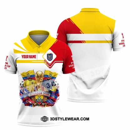 Unisex Shirt - Custom Ecuador World Cup 2026 Shirt - Polo Shirt / S - T-shirt