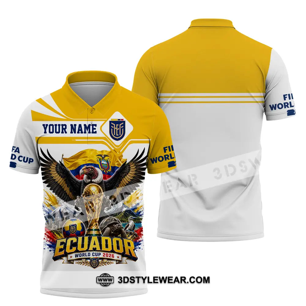 Unisex Shirt - Custom Ecuador World Cup 2026 Shirt - Polo Shirt / S - T-shirt