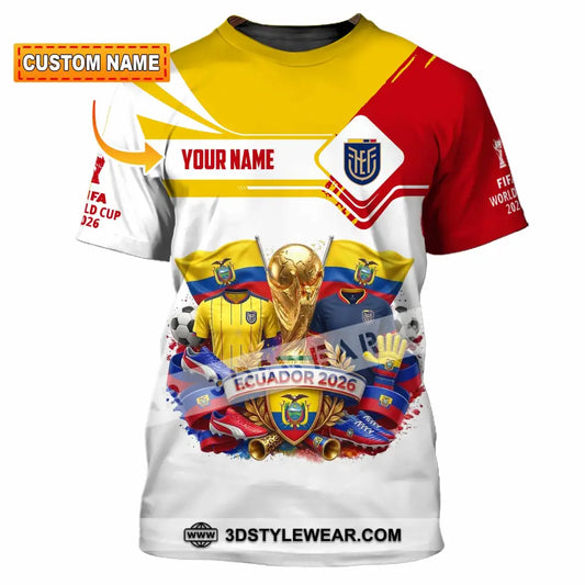 Unisex Shirt - Custom Ecuador World Cup 2026 Shirt - T-shirt
