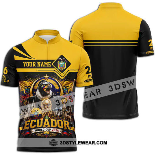 Unisex Shirt - Custom Ecuador World Cup 2026 Shirt style option 2