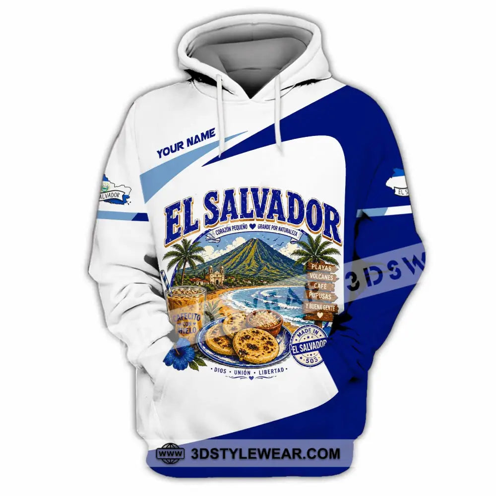 Unisex Shirt - Custom El Salvador Shirt - Hoodie / S - T-shirt