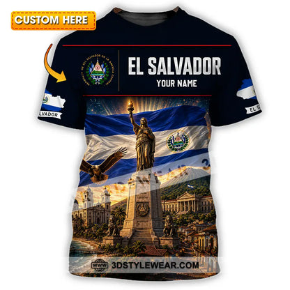 Unisex Shirt - Custom El Salvador Shirt - T-shirt