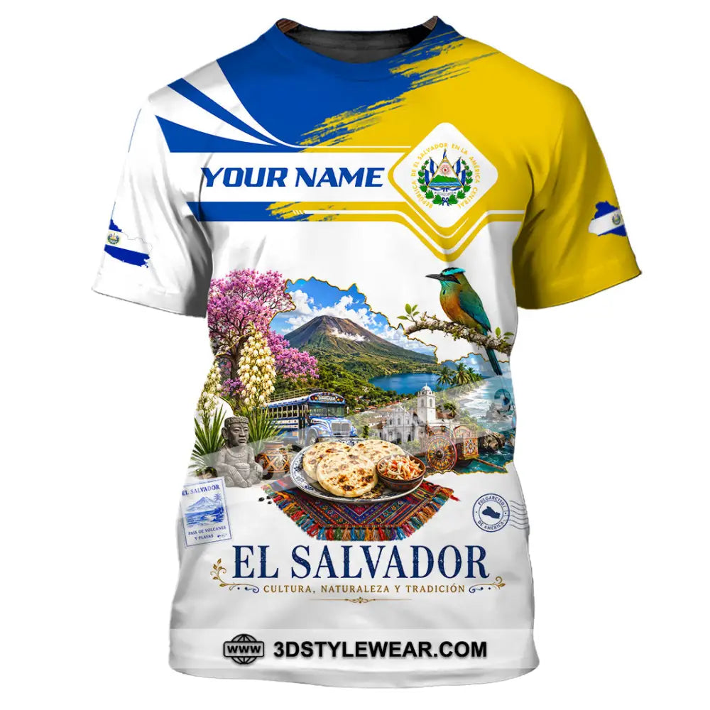 Unisex Shirt - Custom El Salvador Shirt - T-Shirt / S - T-shirt