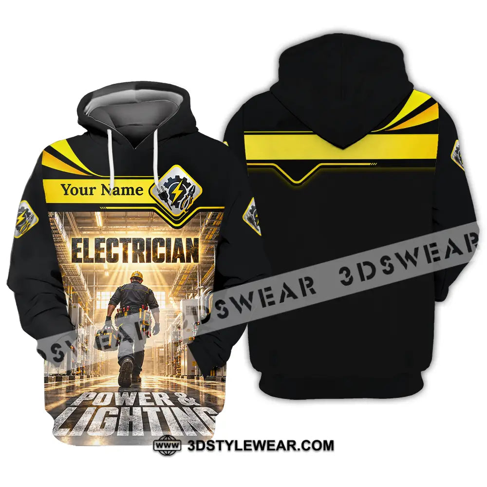 Unisex Shirt - Custom Electrician Shirt - Hoodie / S - T-shirt
