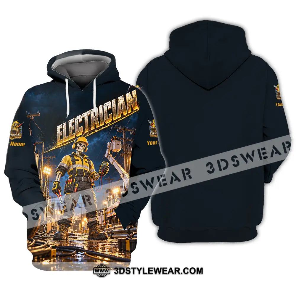Unisex Shirt - Custom Electrician Shirt - Hoodie / S - T-shirt