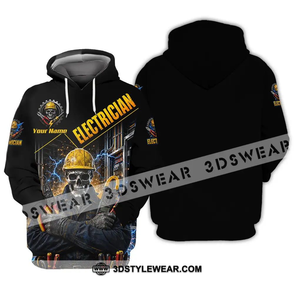 Unisex Shirt - Custom Electrician Shirt - Hoodie / S - T-shirt