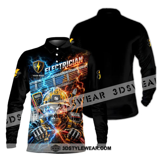 Unisex Shirt - Custom Electrician Shirt style option 4