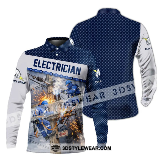 Unisex Shirt - Custom Electrician Shirt style option 4