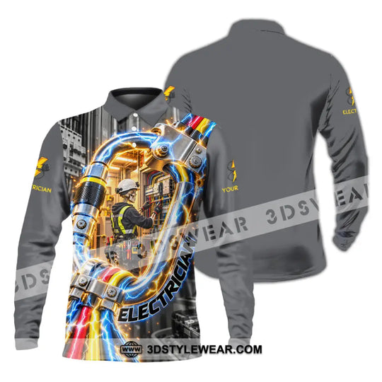 Unisex Shirt - Custom Electrician Shirt style option 4