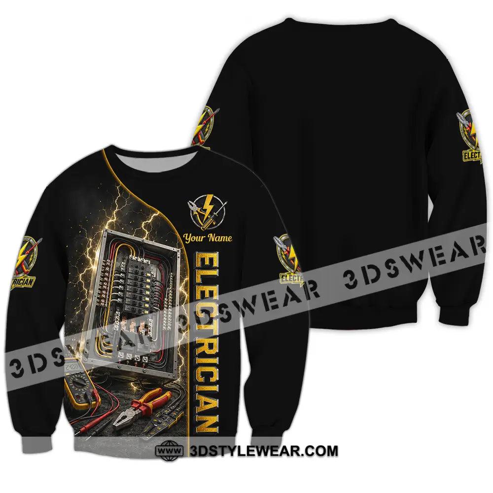 Unisex Shirt - Custom Electrician Shirt - Long Sleeve / S - T-shirt