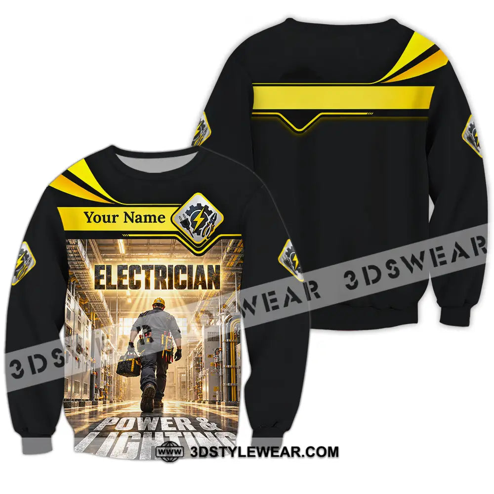 Unisex Shirt - Custom Electrician Shirt - Long Sleeve / S - T-shirt
