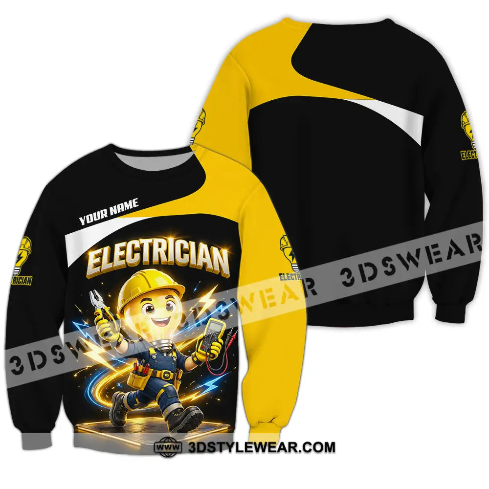 Unisex Shirt - Custom Electrician Shirt - Long Sleeve / S - T-shirt