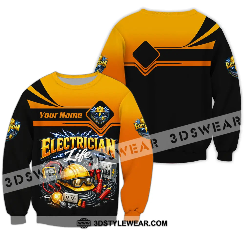 Unisex Shirt - Custom Electrician Shirt - Long Sleeve / S - T-shirt